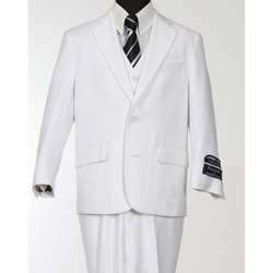 Ferrecci Boys White 3 piece Suit  