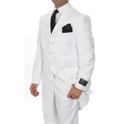 Ferrecci mens White Zoot Suit  