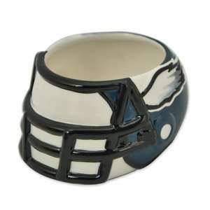 Pack of 2 NFL Philadelphia Eagles Multi Functional Mini Ceramic Helmet 