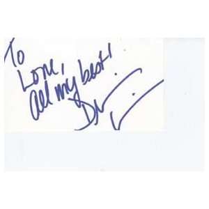 DEAN* CAIN Signed Index Card In Person