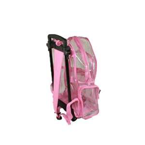  18 CLEAR ROLLING BACKPACK FOR SCHOOL/ OUTDOOR ASSORTED 