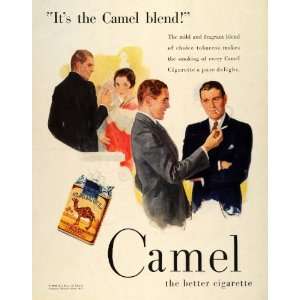  1930 Ad Camel Cigarettes R. J. Reynolds Tobacco Smoke 