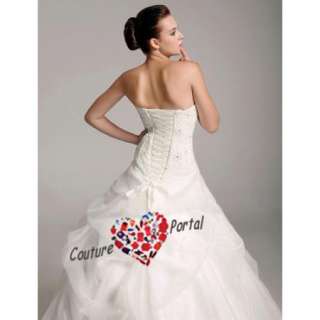 Ball Gown Sweetheart Court Train Tiered Wedding Dress  