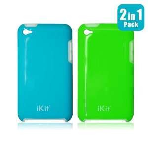  Ipod Touch Blue & Green Dura Case: Electronics