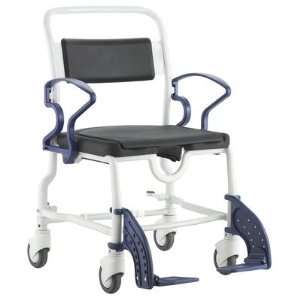 Denver Shower Commode Chair in Grey / Blue: Home & Kitchen