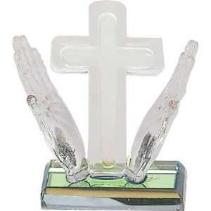  CRYSTAL HANDS HOLDING CROSS (Sold 3 Units per Pack 