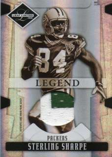 Packers Sterling Sharpe Limited Prime Jersey Patch /25  
