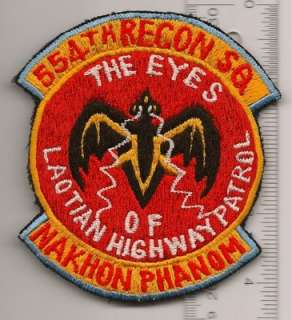 USAF patch 554th RECONNAISSANCE SQUADRON  