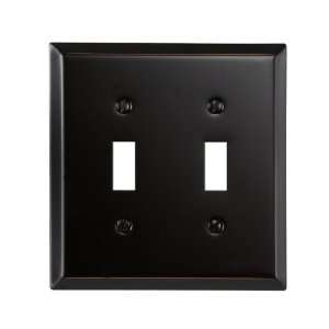   Traditional Design Double Toggle Switch Wall Plate: Home Improvement