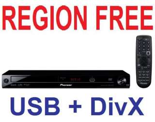 PIONEER Multi Code Region Free 1 2 3 4 5 6 0 DVD Player  