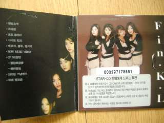 Fin.K.L Star CD Mini VIDEO CD Postcard Lee Hyori 2001  