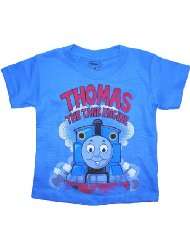 Thomas and Friends Boys 2T 4T Blue The Tank Engine Tee Shirt