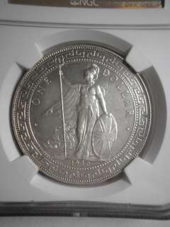 Great Britain(Hong Kong) 1930B, Silver Dollar, KM T5, NGC MS62  