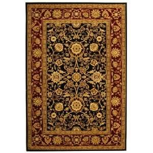 Safavieh Lyndhurst Collection LNH212G Black and Red Area Rug, 5 Feet 3 