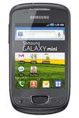 Mobile Samsung Galaxy Mini Black   Pay as you go Mobiles   Tesco 