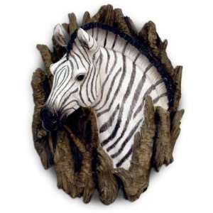  Zebra Head Plaque 10.5