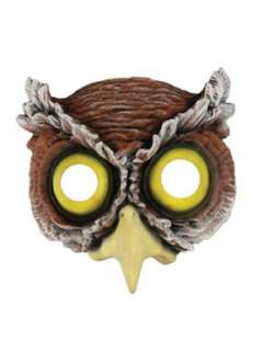  Adult Owl Halloween Costume Half Mask: Clothing