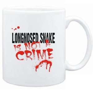  Mug White  Being a  Longnosed Snake is not a crime 