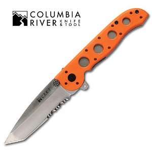  Columbia River Folding Knife M16 Orange Zytel Tanto 
