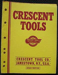   Jamestown New York   rare Catalog # 31 pliers wrenches etc 1959  
