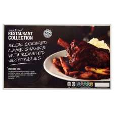 Tesco Finest Restaurant Collection Lamb Shanks With Vegetable Confit 