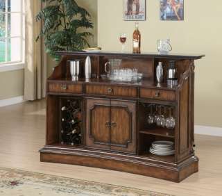 Clarendon Island Style Traditional Home Entertainment Bar Unit Coaster 