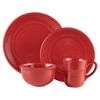 Country Living Solid Red Square Dinnerware Collection 