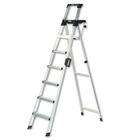 cosco new eight foot lightweight aluminum folding step ladder w