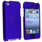New For iPod Touch 4 4th Gen 4G Dark Purple+Dark Blue Rubber Hard Skin 