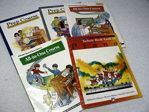 Lot of 5 Alfreds Basic Piano Instruction Books Kids  