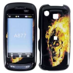  Fire Skull Hard Case Cover for Samsung Impression A877 