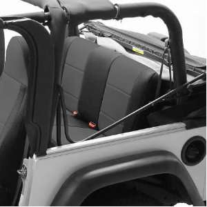   SPC194 Black / Charcoal Rear Seat Cover for Jeep Wrangler 4 Door 07