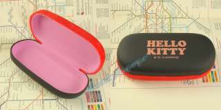 Hello Kitty Plush Eye Sunglasses Container Box Case Red #MKTr  