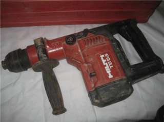 Hilti TE55 Rotary Concrete Hammer Drill Bundle W 9 Bits Combihammers 