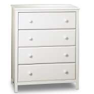 South Shore Cotton Candy 4 Drawer Chest   Pure White at 