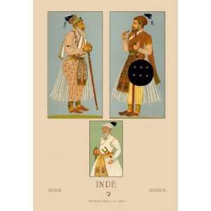 Traditional Male Dress of India #1 28x42 Giclee on Canvas 