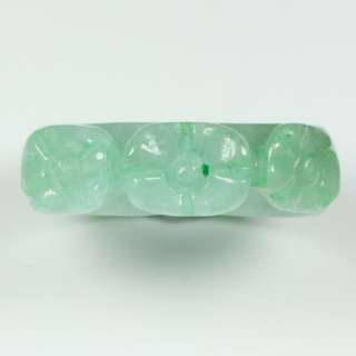   of Flower Size 7.5 Green Ring Grade A Natural Jade Jadeite