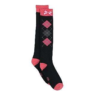 Argyle Knee High Sock  Pink Cookie Clothing Intimates Socks & Hosiery 
