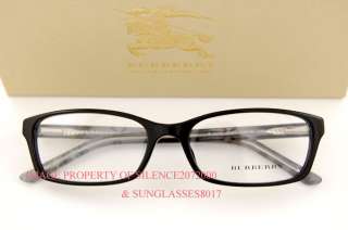 Brand New BURBERRY Eyeglasses Frames BE 2073 3164 BLACK 100% Authentic 