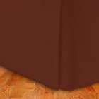   Tailored Bed Skirt 300TC 100 Egyptian Cotton 15 Drop   Chocolate Brown