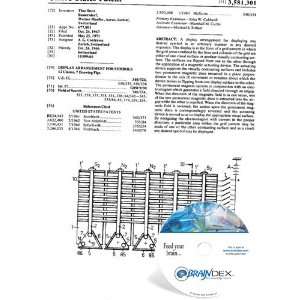    NEW Patent CD for DISPLAY ARRANGEMENT FOR SYMBOLS 