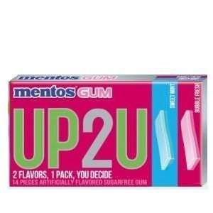 Mentos Gum   UP 2 U SweetMint   Bubble Fresh (Pack of 6)  