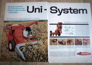 1967 New Idea Uni system Corn Sheller Tractor Ad  