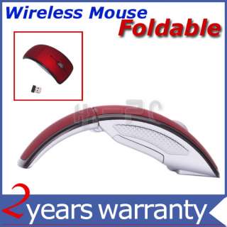4GHz Wireless Arc Foldable Folding Optical Mouse Mice  