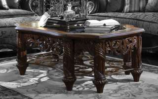 Dark Oak Baroque Coffee Table  