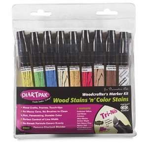 com Chartpak Touch Up Markers for Picture Frames   Color Stains, Set 
