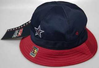 New NBA USA Basketball Navy Blue & Red Bucket / Fishing Hat USAB 
