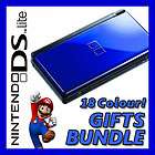 BRAND NEW [BLUE & BLACK] Nintendo DS Lite Handheld Game