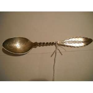 Sterling Silver Cincinnati Souvenir Tea Spoon Brite cut twisted 1880 