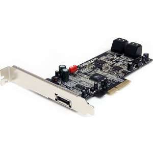   Port PCI Express SATA III (6Gbps) Controller Card with eSATA   PCIe x4